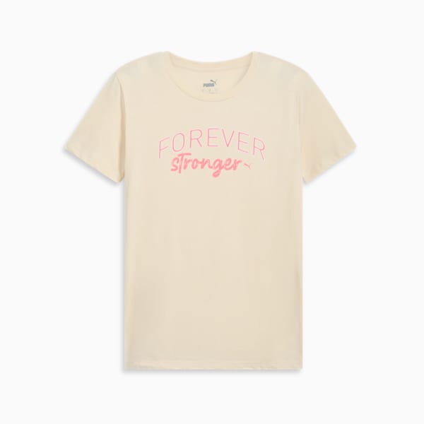 Camiseta para mujer Forever Stronger, Alpine Snow, extralarge